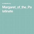 Margaret_of_the_Palatinate | The pa, Latin, Lady