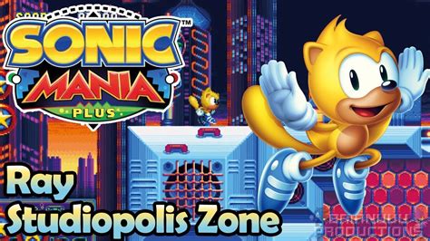 Sonic Mania Plus Part 64 Studiopolis Zone Act 1 And 2 Ray Youtube