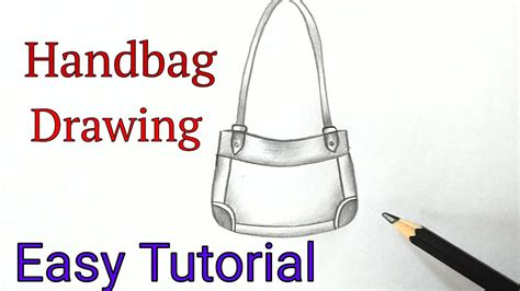 how to draw a handbag design step by step easy sketching handbags fashion illustration drawing