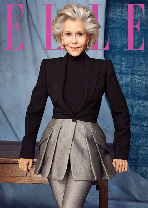 Activist and actress jane fonda has lived her life to the fullest in many ways, except for one, apparently. Jane Fonda Covers ELLE's April Issue | Tom + Lorenzo in ...