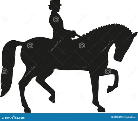 Dressage Horse Silhouette Cliparts Co