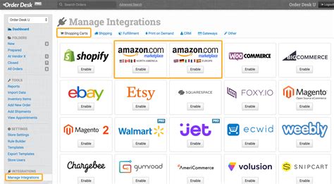 Amazon Marketplace Integration Order Desk Help Site