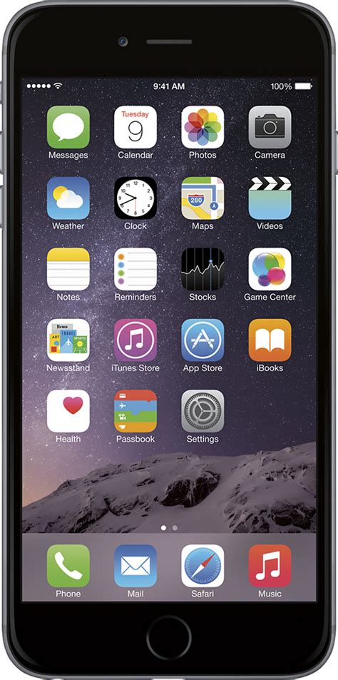 Best Buy Apple Refurbished Iphone 6 Plus 16gb Space Gray Sprint