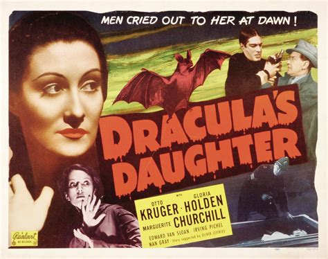 1936 La Hija De Drácula Draculas Daughter Stars Otto Kruger