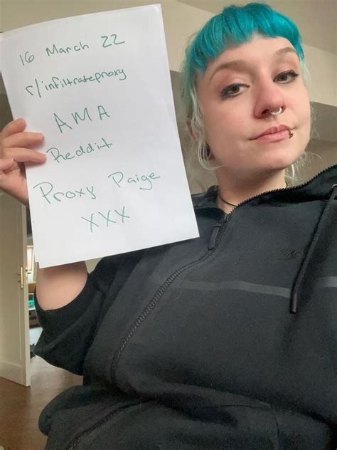 proxy paige is going to answer some questions over at r ama on 16th march 18 30 gmt hope you