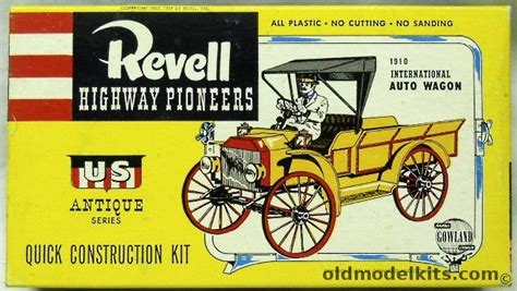 Revell International Auto Wagon Highway Pioneers Us Antique