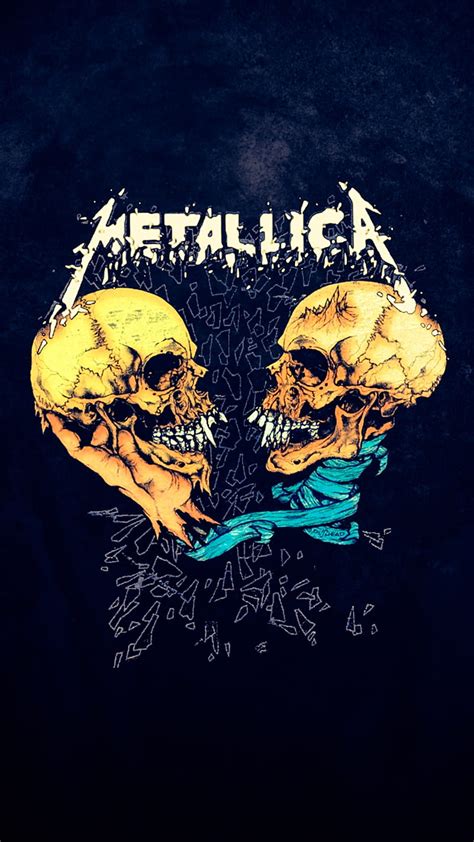 3840x2160px 4k Free Download Metallica Logo Pushead Shattered