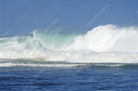 Giant Waves Reunion Island Stock Image C0014100 Science Photo