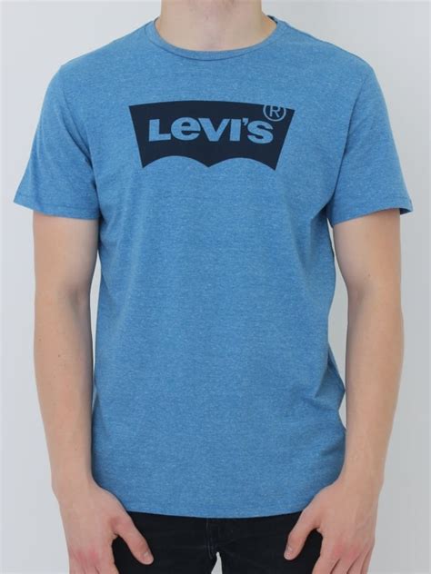 Levis Housemark Graphic Tshirt In Blue Northern Threads`