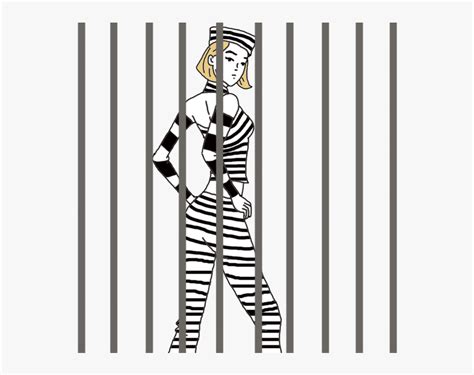 Jail Clipart Female Prisoner Imprisoned Meaning Hd Png Download