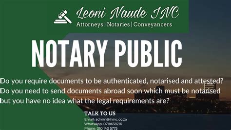 Notary public near me - the lawyer in Benoni 5 star review - YouTube