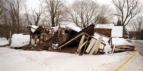 Historic Newtown Barns Collapse Under Weight Of Snow