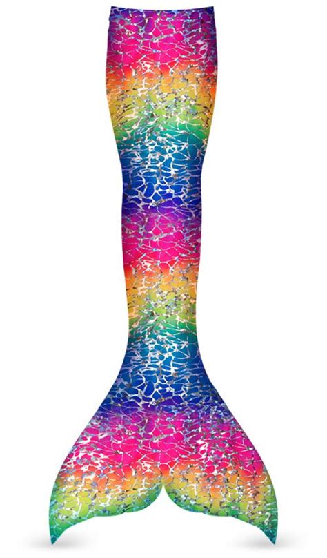 The Rainbow Mermaid Tail Is One Of The Most Beautiful Tails Available