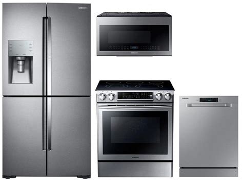 Samsung 4 Piece Kitchen Appliances Package With Rf28k9380sr 36 Inch