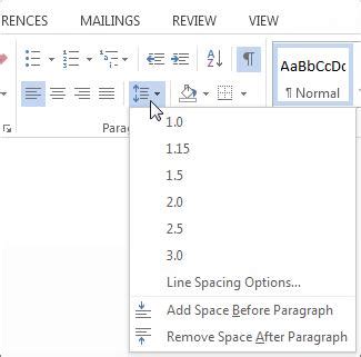Double spacing refers to the amount of space that shows between the individual lines of your paper. Double-space the lines in a document - Word