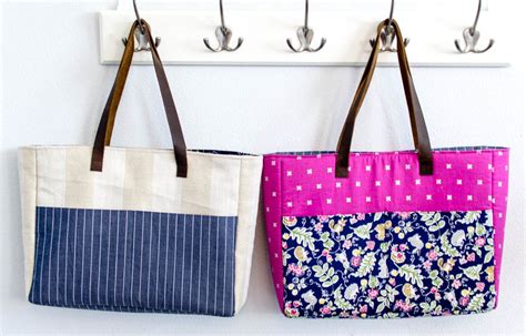 Easy Tote Bag With Zipper Pattern