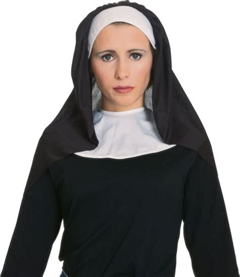 Nuns Headgear Set As Costume Accessory Horror