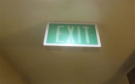 Lighted Exit Signs Required Shelly Lighting