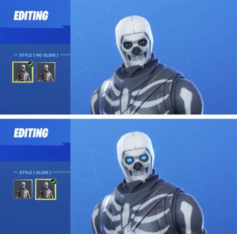 Skull Trooper Jonesy Has An Edit Style For No Glow In The Eyes So Why