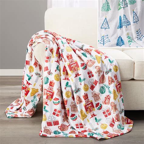 Oversized Cozy Christmas Plush Throws Ltd Commodities