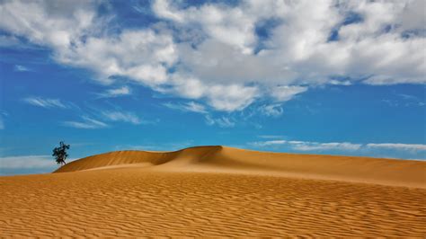 Wallpaper Landscape Sand Clouds Desert Dune Sahara Canary