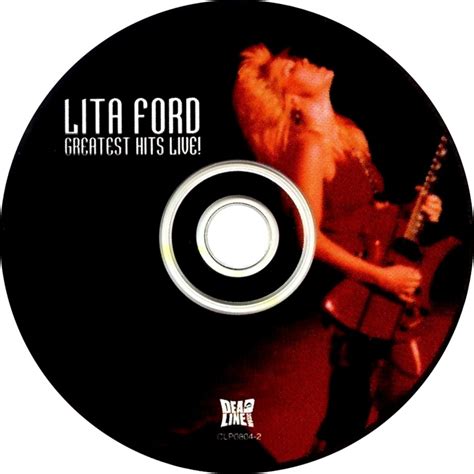 Carátula Cd De Lita Ford Greatest Hits Live Portada