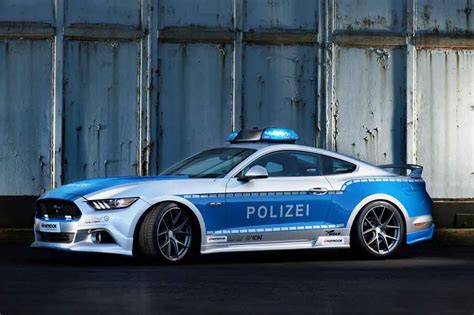 Police, ford mustang, mustang, action, muscle cars. Ford Mustang GT Transformed into German Police Car