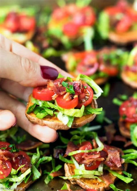 Sweet Potato Blt Bites Recipe Cooking Lsl