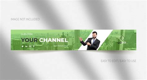 Premium Vector Vlog Youtube Cover And Linkedin Banner For Promoting