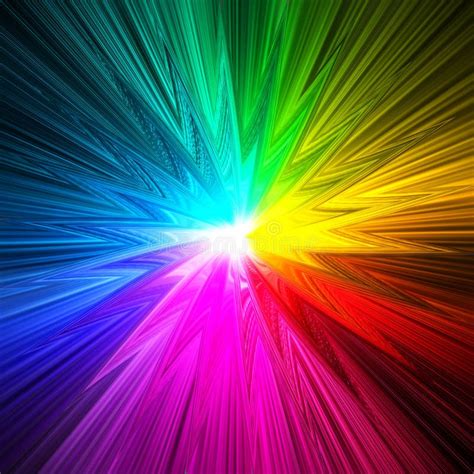Abstract Star Prism Colors Background Stock Illustration Illustration