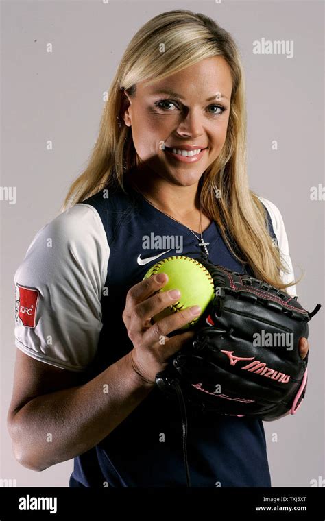 Softball Player Jennie Finch Poses For A Portrait At The 2008 U S