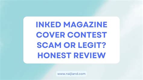 Inked Magazine Cover Contest Scam Or Legit Honest Review