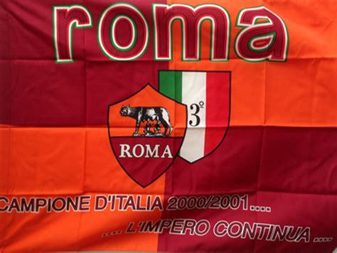 Bandiera Roma Campione In Vendita Bandiera Della Roma