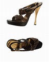 Donna Karan New York Sandals in Brown (Bronze) | Lyst