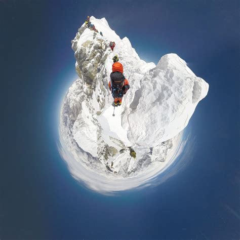 Mount Everest Mammut Erstellt 360 Grad Aufnahmen