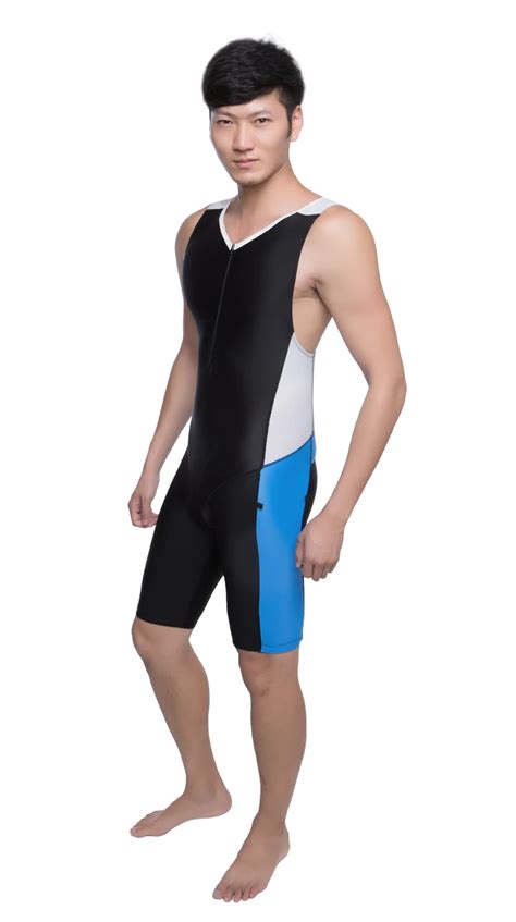 Nsa Triathlon Wetsuit Mens One Piece Competition Swimwear Mens Tri Suit