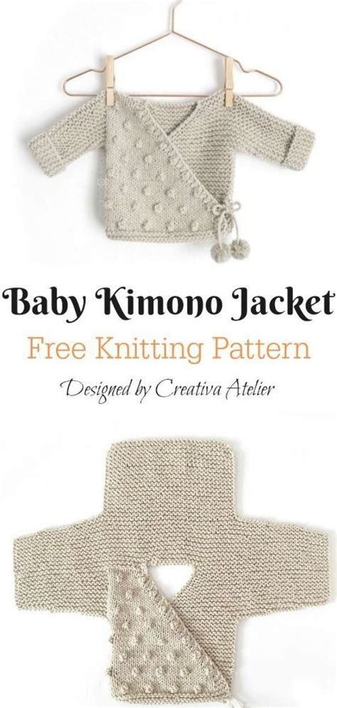 Baby Kimono Jacket Free Knitting Pattern