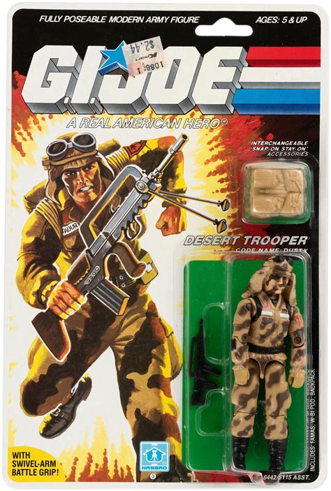 Hakes Gi Joe Desert Trooper Codename Dusty Action Figure On