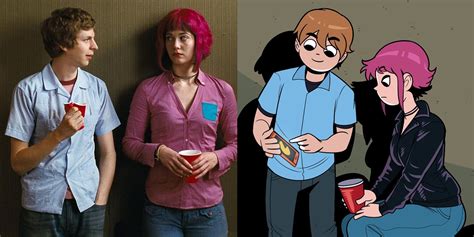 Scott Pilgrim Vs The World How The Comic Characters Look Vs The Cast Flipboard