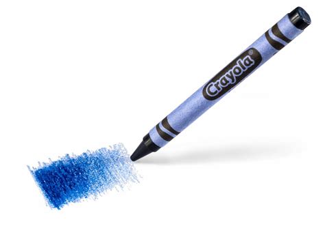 Crayola New Blue Color Crayon Take First Look Help Name It Time