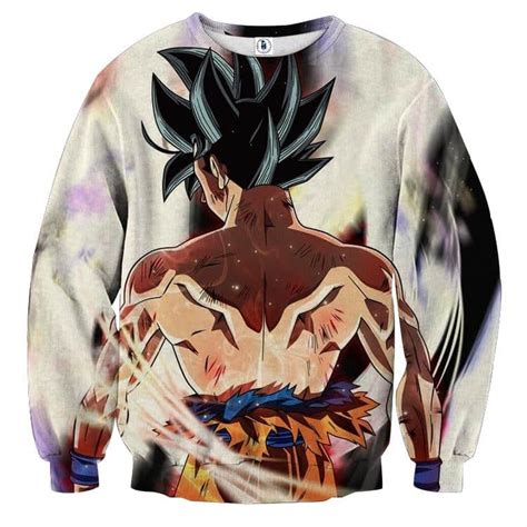 Dragon Ball Super Legendary Goku Bruised Back Epic Sweatshirt Saiyan