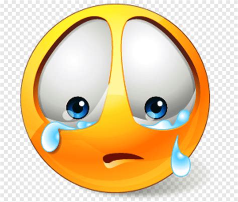 Huilende Emoticon Crying Emoticon Cartoon Royalty Free Cliparts