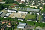 Luftbild Rostock - Gebäudekomplex der Bundeswehr- Militär- Kaserne ...