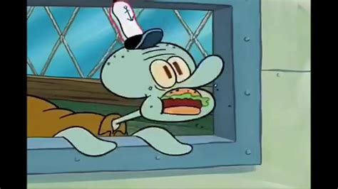 Squidward Eating Krabby Patties For 30 Seconds Straight Youtube