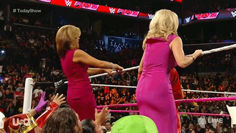 Kathie Lee Ford Hoda Kotb Guest Star On Wwes Monday Night Raw