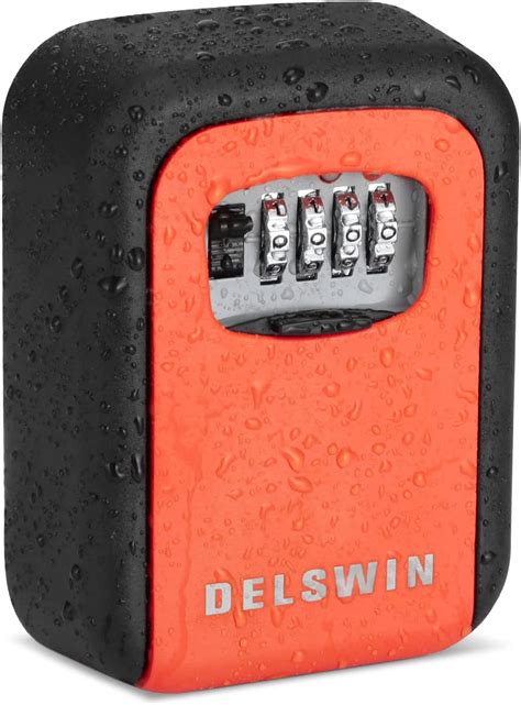 Delswin Key Safe Storage Lock Box Wall Mounted Key Lock