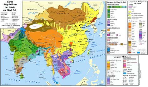 Asia Languages Map