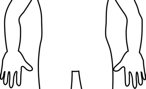 Human Body Outline For Kids Otosection