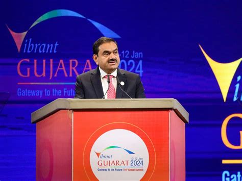 Green Hydrogen Key To Indias Net Zero Journey Gautam Adani