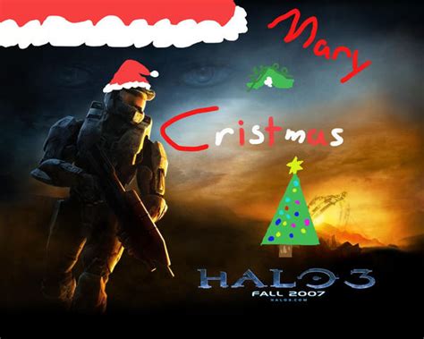 Merry Christmas Halo Style By Demonko On Deviantart